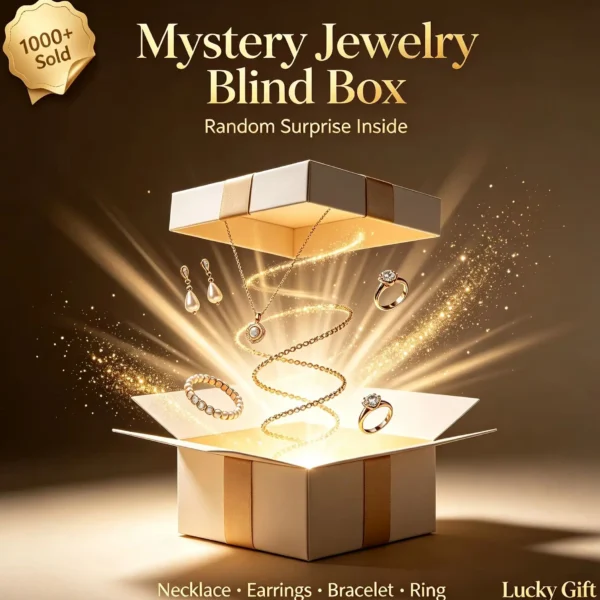 Women Jewelry Mystery Blind Box Random Necklace Earrings Bracelet Ring Lucky Surprise Box Fashion Jewelry Accessories Gift